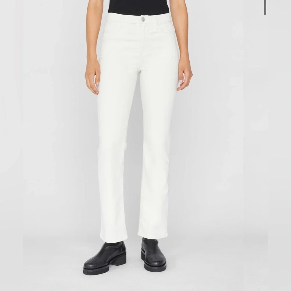 Frame Le Super High Straight in Au Natural White Jeans Size 28 $248 Denim - Picture 7 of 12